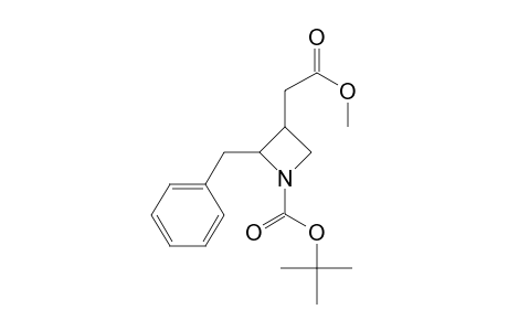 t-Butyl 2-benzyl-3-[(methoxycarbonyl)methyl]azetidine-1-carboxylate
