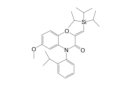 2-(Z)-Triisopropylsilylmethylidene-4-(2-isopropylphenyl)-6-methoxy-2H-1,4-benzoxazin-3(4H)-one