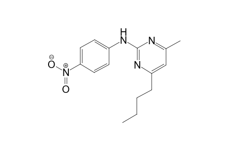 4-Butyl-6-methyl-2-(4-nitroanilino)pyrimidine