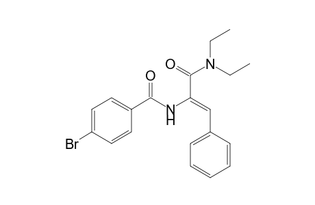 4-Bromo-N-((Z)-1-[(diethylamino)carbonyl]-2-phenylethenyl)benzamide