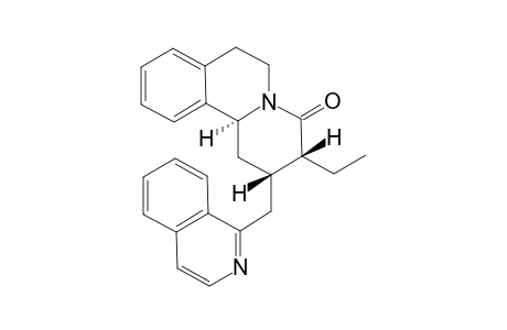 (2S,3R,11bS)-3-Ethyl-2-[(isoquinolin-1'-yl)methyl]-1,3,4,6,7,11b-hexahydro-2H-benzo[a]quinolizin-4-one