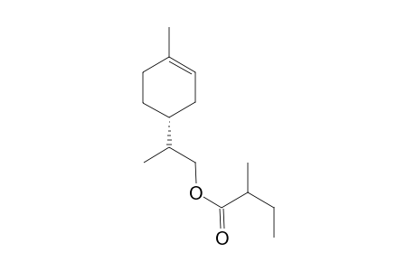 2-[(1R)-4-methyl-3-cyclohexen-1-yl]propyl-2-methylbutanoate