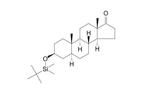 (3S,5S,8R,9S,10S,13S,14S)-3-[tert-butyl(dimethyl)silyl]oxy-10,13-dimethyl-1,2,3,4,5,6,7,8,9,11,12,14,15,16-tetradecahydrocyclopenta[a]phenanthren-17-one