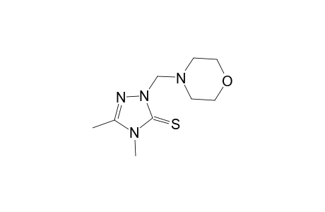 3H-1,2,4-Triazole-3-thione, 2,4-dihydro-4,5-dimethyl-2-(4-morpholinylmethyl)-