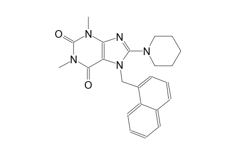 1,3-dimethyl-7-(1-naphthylmethyl)-8-(1-piperidinyl)-3,7-dihydro-1H-purine-2,6-dione