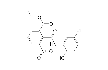 2-[(5-chloro-2-hydroxy-phenyl)carbamoyl]-3-nitro-benzoic acid ethyl ester