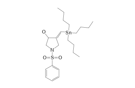 (4E)-1-phenylsulfonyl-4-(tributylstannylmethylidene)pyrrolidin-3-ol