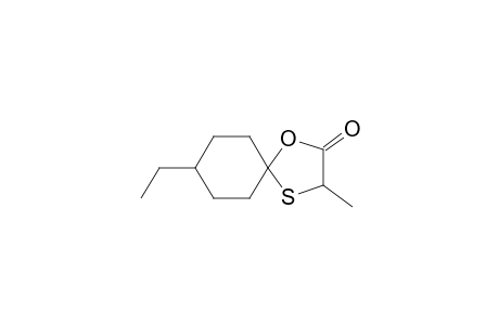 8-ethyl-3-methyl-1-oxa-4-thiaspiro[4.5]decan-2-one