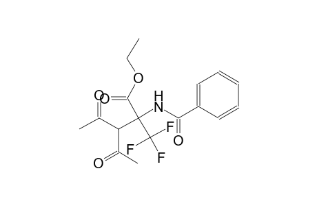norvaline, 3-acetyl-N-benzoyl-4-oxo-2-(trifluoromethyl)-, ethyl ester