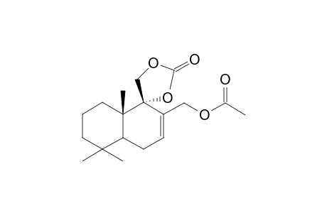Spiro[12-Acetoxy-7-drimen-9,4'-1',3'-dioxacyclopentan-2'-one]