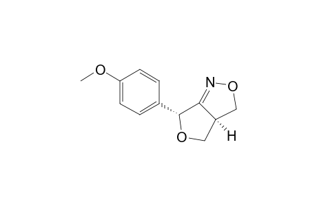 cis-3a,4-Dihydro-6-(4-methoxyphenyl)-3H,6H-furo[3,4-c]isoxazole