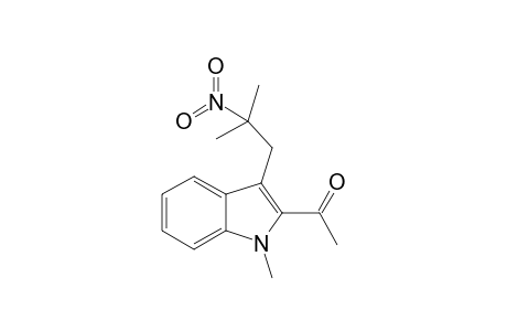 1-[1'-methyl-3'-(2''-methyl-2''-nitropropyl)indol-2'-yl]ethanone