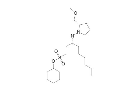 CYCLOHEXYL-(R,S)-(-)-3-[2-(METHOXYMETHYL)-PYRROLIDIN-1-YLAMINO]-NONANE-1-SULFONATE