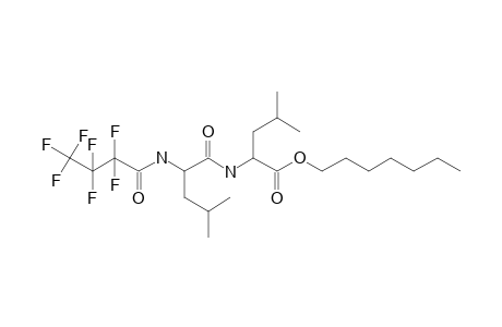 L-Leucyl-L-leucine, N-heptafluorobutyryl-, heptyl ester