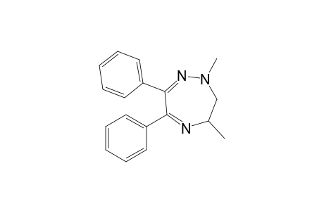 2,4-Dimethyl-6,7-diphenyl-3,4-dihydro-1,2,5-triazepine