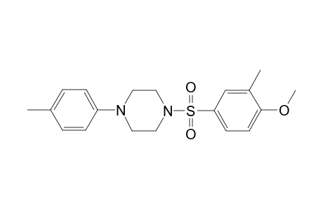 1-(4-Methoxy-3-methyl-benzenesulfonyl)-4-p-tolyl-piperazine