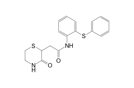 2-(3-oxo-2-thiomorpholinyl)-N-[2-(phenylsulfanyl)phenyl]acetamide