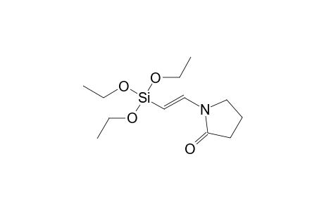 (E)-N-((2-Triethyloxysilyl)vinyl)pyrrolidinone