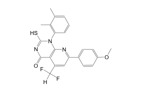 pyrido[2,3-d]pyrimidin-4(1H)-one, 5-(difluoromethyl)-1-(2,3-dimethylphenyl)-2-mercapto-7-(4-methoxyphenyl)-