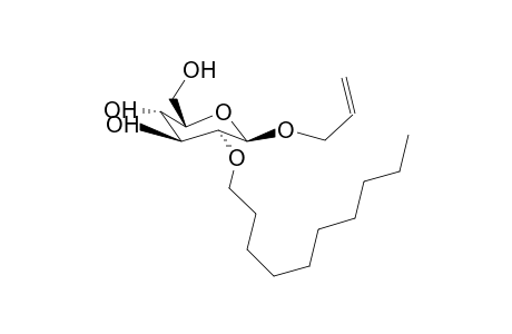 Allyl-2-O-decyl-b-d-glucopyranoside