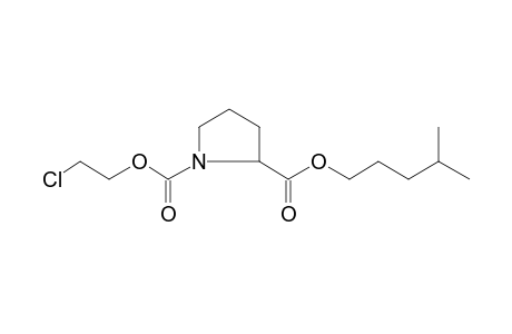 D-Proline, N-(2-chloroethoxycarbonyl)-, isohexyl ester