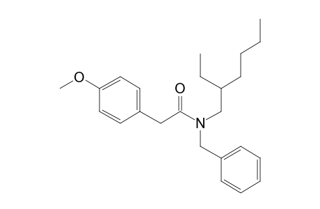 Acetamide, 2-(4-methoxyphenyl)-N-benzyl-N-(2-ethylhexyl)-