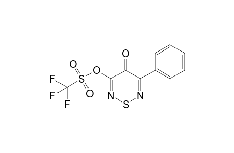3-Phenyl-5-trifluoromethanesulfonoxy-4H-1,2,6-thiadiazin-4-one