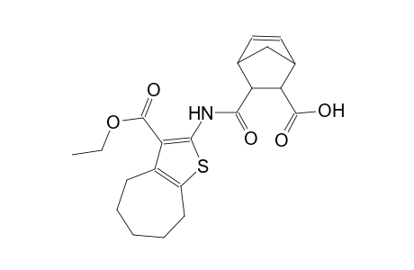 3-({[3-(ethoxycarbonyl)-5,6,7,8-tetrahydro-4H-cyclohepta[b]thien-2-yl]amino}carbonyl)bicyclo[2.2.1]hept-5-ene-2-carboxylic acid