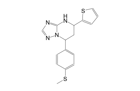 [1,2,4]triazolo[1,5-a]pyrimidine, 4,5,6,7-tetrahydro-7-[4-(methylthio)phenyl]-5-(2-thienyl)-