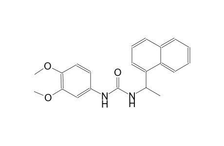 N-(3,4-dimethoxyphenyl)-N'-[1-(1-naphthyl)ethyl]urea