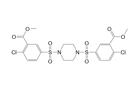 benzoic acid, 2-chloro-5-[[4-[[4-chloro-3-(methoxycarbonyl)phenyl]sulfonyl]-1-piperazinyl]sulfonyl]-, methyl ester