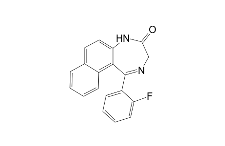1-(2-fluorophenyl)-3,5-dihydrobenzo[g][1,4]benzodiazepin-4-one