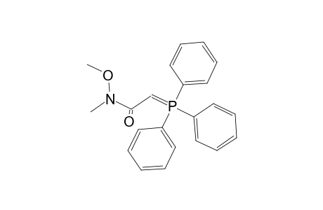 N-Methoxy-N-methyl(triphenylphosphoranylidene)acetamide