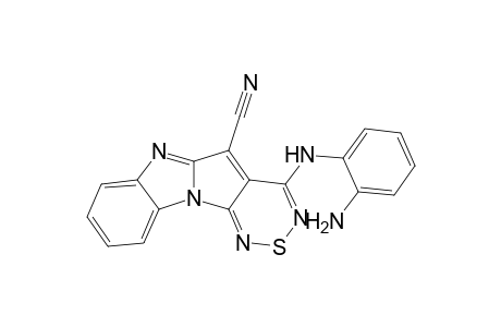 4-(2-Aminoanilino)-5-cyano[1,2,6]thiadiazino[3',4':5,4]pyrrolo[1,2-a]benzimidazole