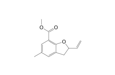 Methyl 5-methyl-2-vinyl-2,3-dihydrobenzofuran-7-carboxylate
