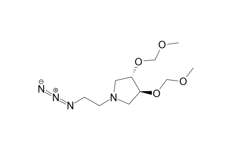 (3S,4S)-1-[2-Azidoethyl]-3,4-bis(methoxymethoxy)pyrrolidine