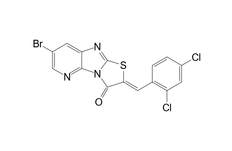 Thiazolo[3,2-a]pyrido[3,2-d]imidazol-3(2H)-one, 7-bromo-2-(2,4-dichlorobenzylidene)-