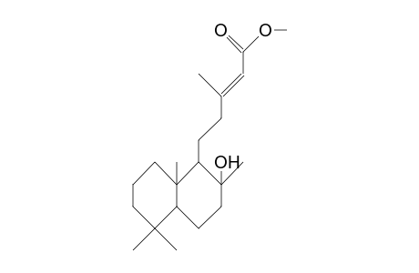 8-Hydroxy-trans-13-labden-15-carboxylic acid, methyl ester