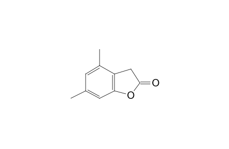 2,3-2H-Benzofuran-2-one, 4,6-dimethyl-