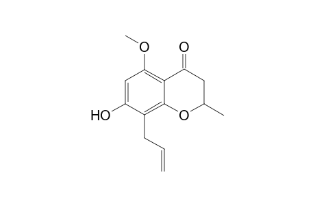 8-Allyl-7-hydroxy-5-methoxy-2-methyl-chroman-4-one