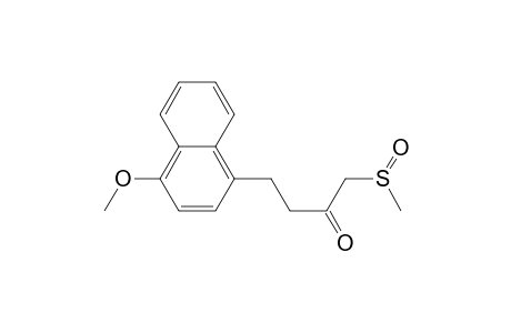 2-Butanone, 4-(4-methoxy-1-naphthalenyl)-1-(methylsulfinyl)-