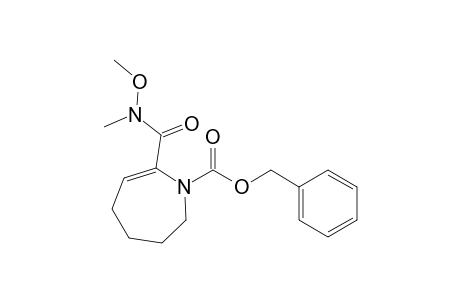 Benzyl 7-(methoxy(methyl)carbamoyl)-2,3,4,5-tetrahydro-1H-azepine-1-carboxylate