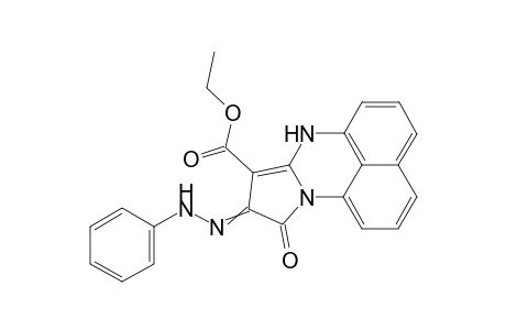 8-Ethoxycarbonyl-7H-9-(phenylhydrazono)-pyrrolo[1,2-a]perimidin-10-one