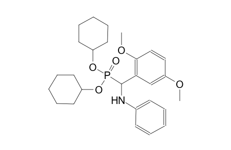 dicyclohexyl anilino(2,5-dimethoxyphenyl)methylphosphonate