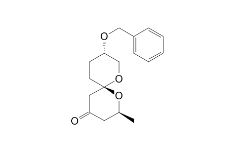 (2S,6R,9S)-9-Benzyloxy-2-methyl-1,7-dioxaspiro[5.5]undecan-4-one