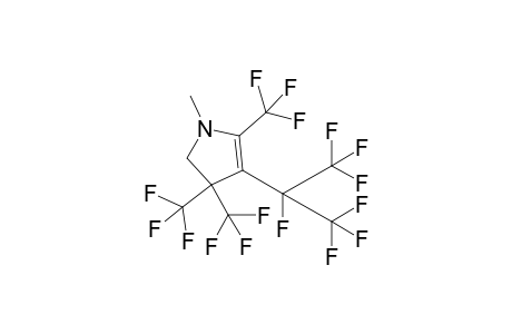 N-Methyl-3,3,5-tris(trifluoromethyl)-4-(perfluoroisopropyl)-2,3-dihydropyrrole