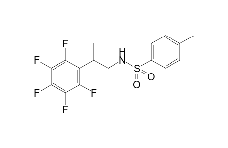 4-Methyl-N-(2-(perfluorophenyl)propyl)benzenesulfonamide