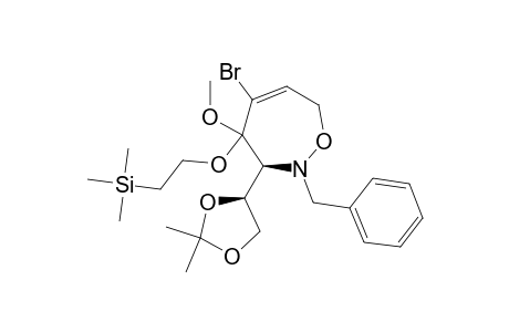 (3S,4'S)-2-Benzyl-5-bromo-3-(2',2'-dimethyl-1',3'-dioxolan-4'-yl)-4-methoxy-4-[2-(trimethylsilyl)ethoxy]-2,3,4,7-tetrahydro-[1,2]oxazepine
