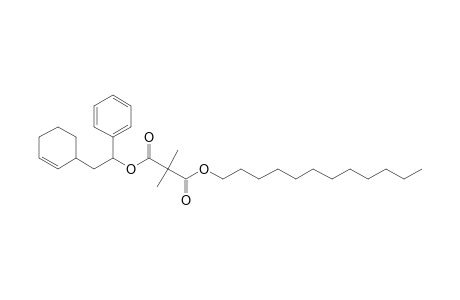 Dimethylmalonic acid, dodecyl 1-phenyl-2-(cyclohex-2-enyl)ethyl ester