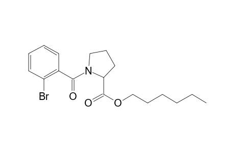 L-Proline, N-(2-bromobenzoyl)-, hexyl ester